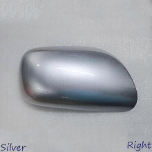 (Silver  Right) Car Accessories For Toyota Yaris 2006-2011 Rearview Mirror Cover Reverse Mirror Shell Mirror Case Housing