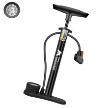 Multifunktionale Fahrrad- und Autopumpe mit Manometer, 160 PSI, 3,2 x 40 cm