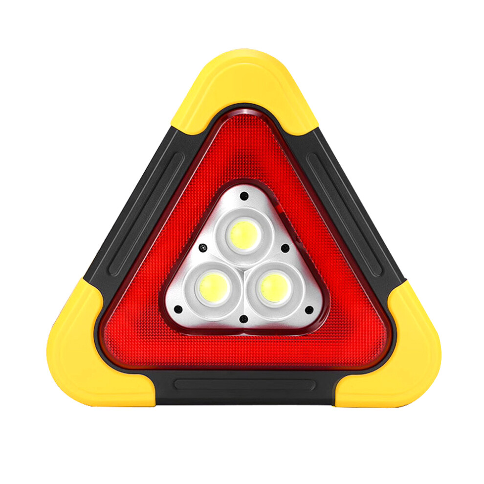 Multifunctional Car Emergency Triangular Roadside Warning Solar Warning Foldable Vertical Car Repairing Warning Car Break Light 8471313322974