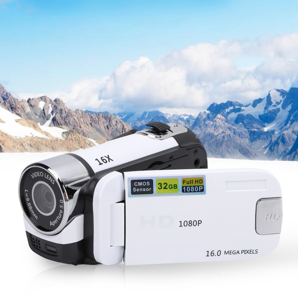 Video Camera With 2.4 Inch Color Screen Fill 16Mp 1080P 16X Digital Zoom Anti Shake Loop Video Recording Camcorder For Travel Growth Light 8771313322722
