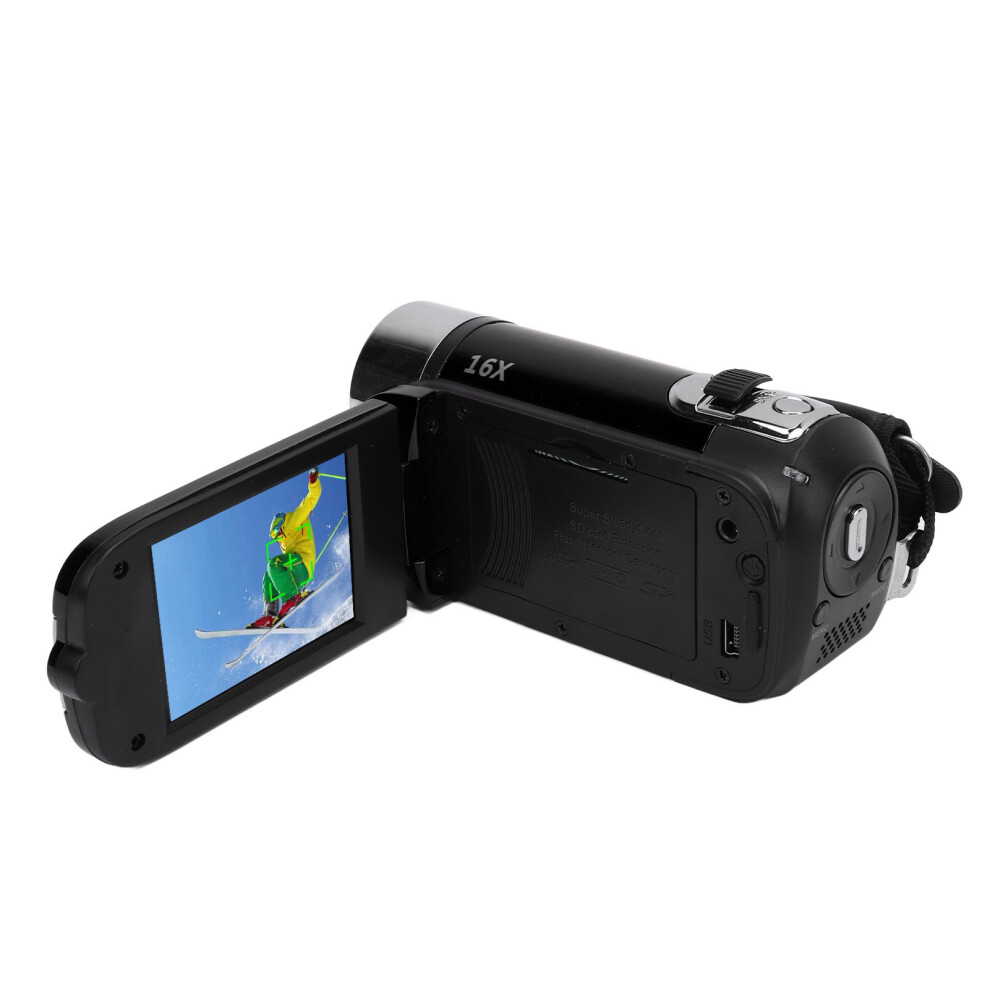 Video Camera With 2.4 Inch Color Screen Fill 16Mp 1080P 16X Digital Zoom Anti Shake Loop Video Recording Camcorder For Travel Growth Light 7901313322755