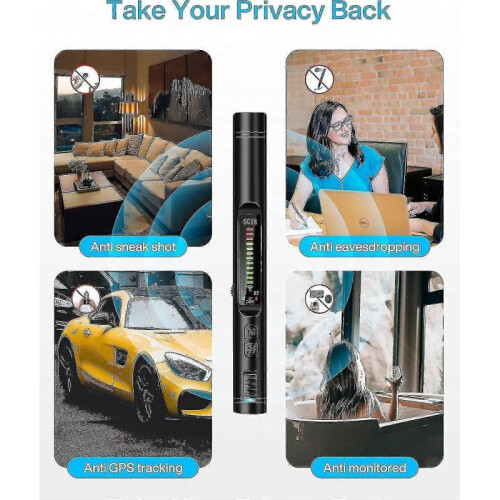 Detector, Gps Tracker Detection, Rf Signal Scanner with 1m-8g Hz Wide Frequency Range And 12 1
