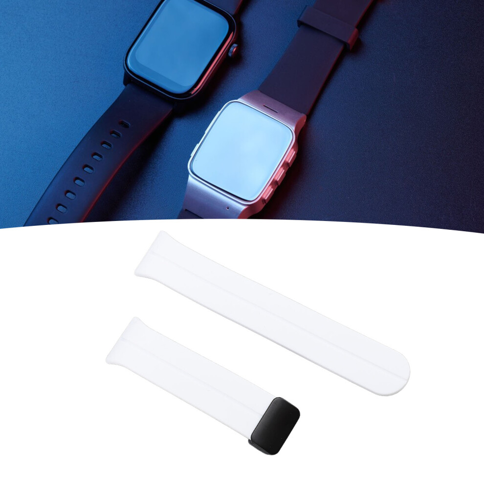 Quick Release Strap For Galaxy Fit3 Adsorbable Folding Buckle Comfortable Scratch Resistant Watch Wrist Replacement Band White 6921313324390