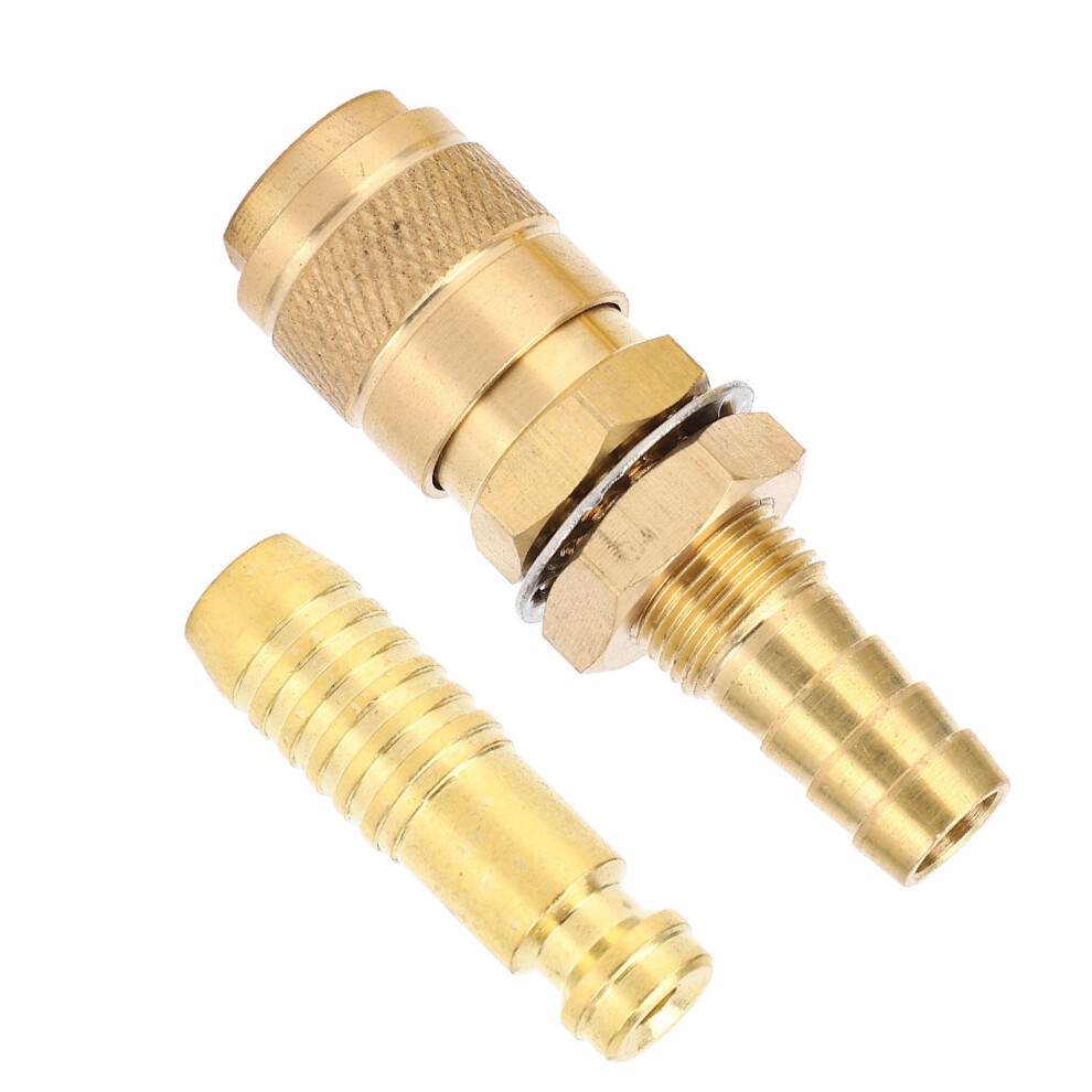 Water Cooled Gas Adapter Brass Welding Torch Gas Water Quick Connector for PTA DB MIG TIG 10mm/0.39in-image-OPC-PHQ7QKG-NEW