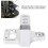Boost Controller Solenoid Valve Mount Bracket Aluminium Alloy 3 Port for MAC Boost Controller Solenoid Valve Silver 4