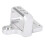 Boost Controller Solenoid Valve Mount Bracket Aluminium Alloy 3 Port for MAC Boost Controller Solenoid Valve Silver 15