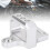 Boost Controller Solenoid Valve Mount Bracket Aluminium Alloy 3 Port for MAC Boost Controller Solenoid Valve Silver 6