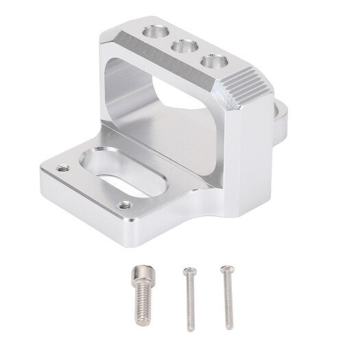 Boost Controller Solenoid Valve Mount Bracket Aluminium Alloy 3 Port for MAC Boost Controller Solenoid Valve Silver 1