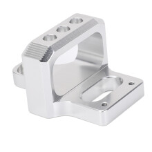 Boost Controller Solenoid Valve Mount Bracket Aluminium Alloy 3 Port for MAC Boost Controller Solenoid Valve Silver