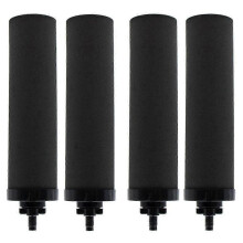 4PCS Water Filter Replacement for BERKEY Black Activated Carbon BB9-2 Filters for Gravity-Fed Water