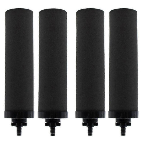 4PCS Water Filter Replacement for BERKEY Black Activated Carbon BB9-2 Filters for Gravity-Fed Water