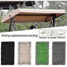 (191*120, beige) Replacement Roof Garden Swing Universal Swing Roof Porch Swing Bench Garden Lounger 2-3 Seater 190 X 120 Cm_y