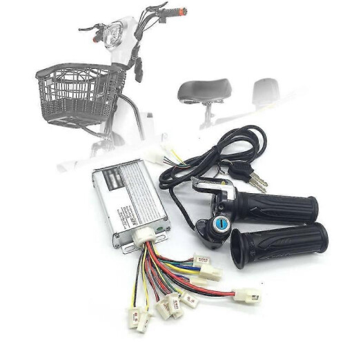 36v 1000w Brushed Controller Thumb Throttle Grip Set with Lock Electric Bicycle Speed Controller Fo 2