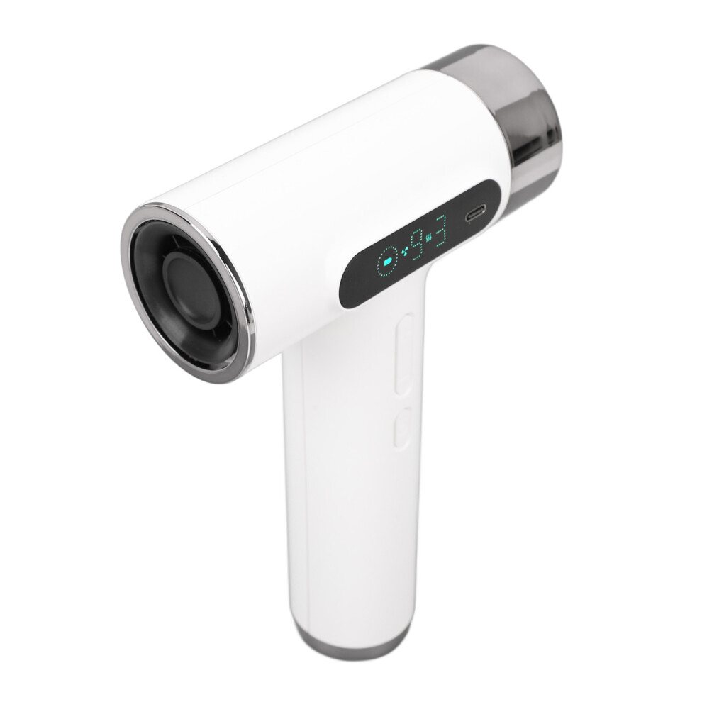 Cordless Hair Dryer 300W 100000RPM USB Rechargeable 9 Wind Speeds 3 Adjustable Temperature Portable Blow Dryer for Dormitory Travel Outdoor