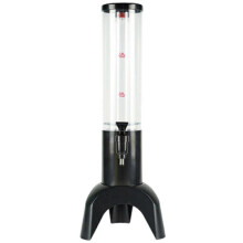 1.5L Beer Dispenser Tower Integrated Tap Beverage Dispenser-Black