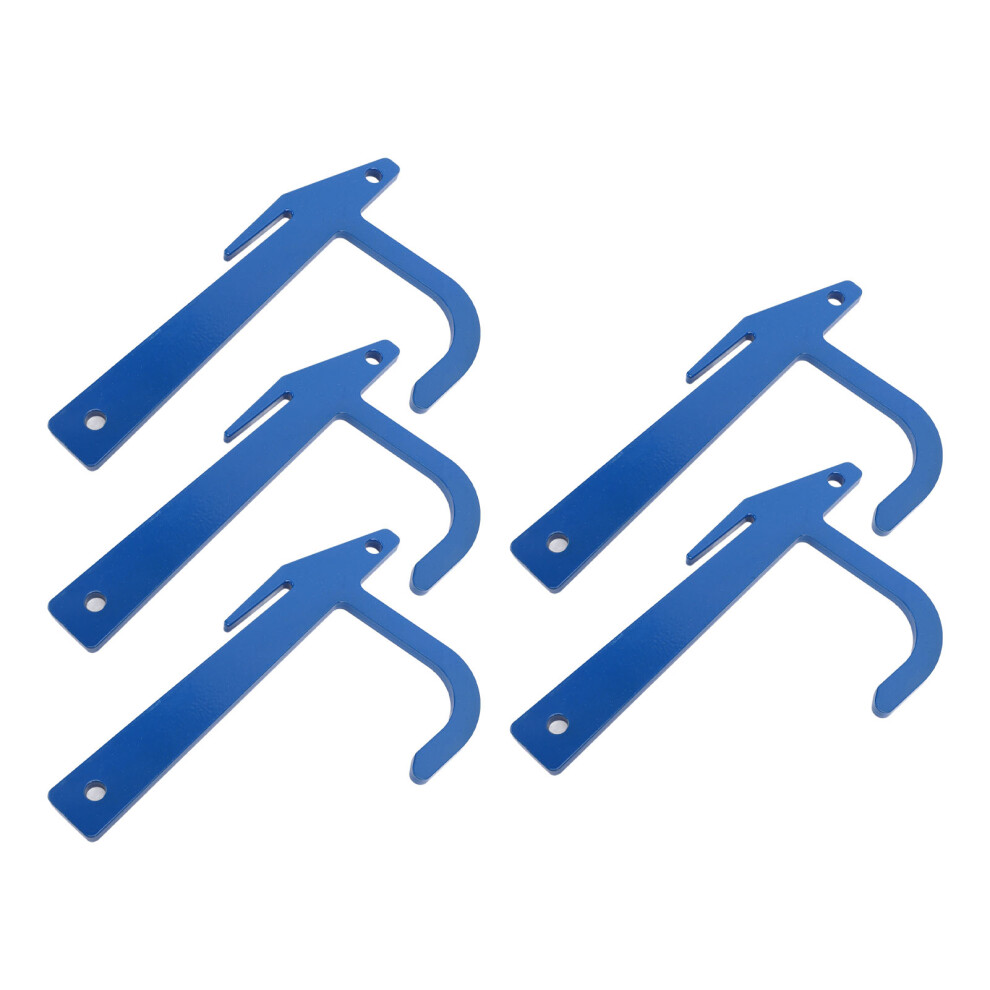 5Pcs Metal Fence Stretcher Steel Wire Chain Link Fence Clips Top Rail Fabric Stretching And Tensioning Tool 7891313333816