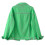 (3XL, GREEN) Women's Denim Jacket 2