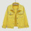 (XL, YELLOW) Women's Denim Jacket 1