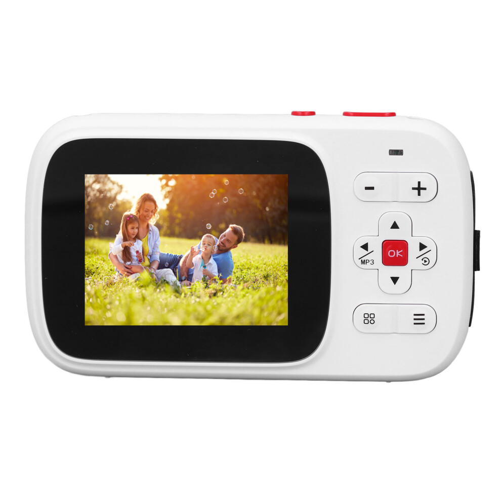 Digital Camera 72MP 2.5K Dual Screen 16X Digital Zoom Autofocus Anti Shake Automatic Light Sensitive 750mAh Selfie Camera for Travel White-image-OPC-PHQ7TDF-NEW