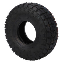 Replacement Tire 10in 4.10/3.50‑4 Inflatable Tool Car Trolley Rubber Tyre for Mower Hand Truck Wheelbarrow Trailers