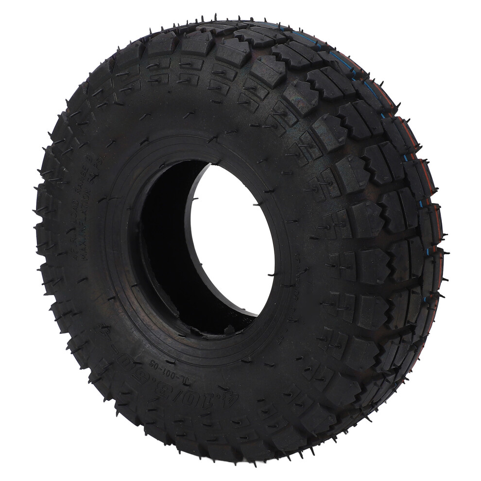 Replacement Tire 10In 4.10/3.50Â4 Inflatable Tool Car Trolley Rubber Tyre For Mower Hand Truck Wheelbarrow Trailers 7891313337470