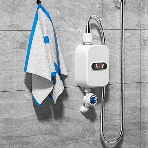 3500w Small Electric Instant Water Heater Shower Head Set 2