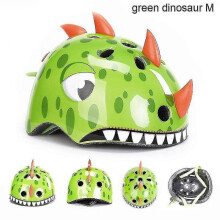 (Green Dinosaur) Kids Bike Helmet Ultra Light City Road Bicycle Helmet For Outdoor Sports Riding