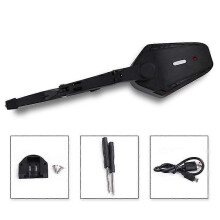 Flexible Helmet Electric Wiper for Motorcycle E-bike Rider Safe Riding Wiper