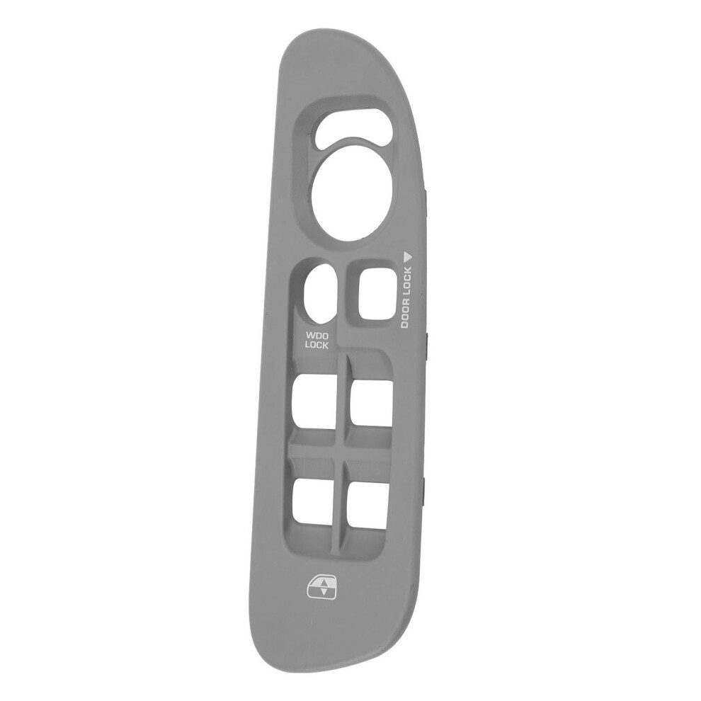 Driver Side Window Switch Lock Bezel Abs Seamless Fit 5Hz71xdhae For 1500 2500 3500 2006 To 2008 Gray 8481313346436