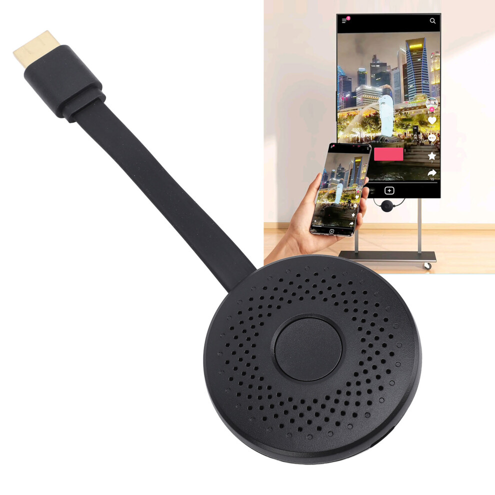 4K Display Dongle Adapter Hd Multimedia Interface Mobile Screen Mirroring Receiver Dongle For Android For Ios 8781313354272