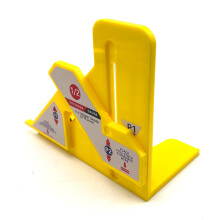 Wood Cutting 1/2 Thickness Gauge Woodworking Center Marking Device Wooden Board Oblique Cutting Positioning Puncher Carpenter Accessory