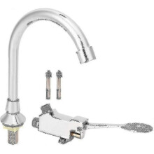 Foot Pedal Faucet Bathroom Sink Faucet Set Medical Laboratory Foot Pedal Sink Faucet Kit Accessories