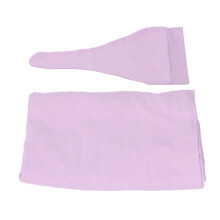 Baby-Wickel-Schlafsack-Set für Neugeborene – Weiches großes lila Handtuch & Mütze