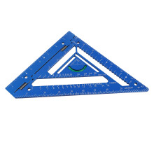 Aluminium Dachbalkenmaß Werkzeug Dreieckige Zimmermannsline Blau 30cm