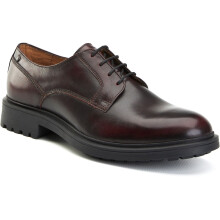 (12 (Adults'), 12 (Adults')) Base London Locke Leather Men's Bordo Lace-Up Shoes