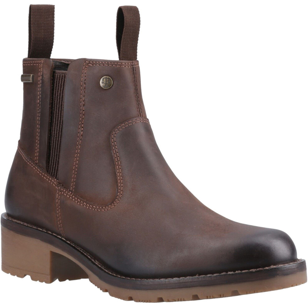 Hunter (4 (Adults'), 4 (Adults')) Skye Dealer Boot Leather Women's Brown Boots
