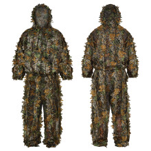 Herren Ghillie-Anzug 3D-Blatt-Camouflage Leichtes, atmungsaktives Outfit