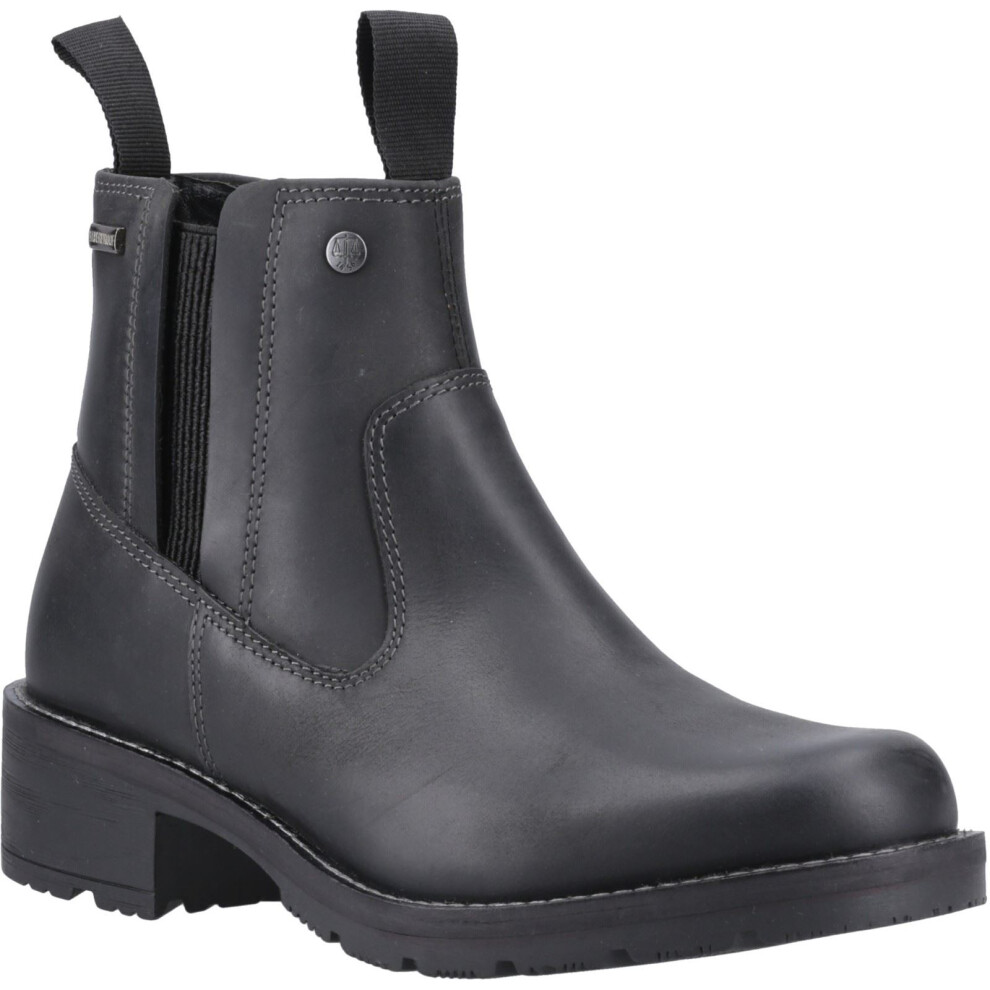 Hunter (5 (Adults'), 5 (Adults')) Skye Dealer Boot Leather Women's Black Boots