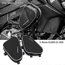 For Suzuki V-strom Dl650 Dl1000 Dl 650 Dl 1000 Crash Bar Bag Motorcycle Tool Placement Bag Frame Triple-cornered Package Toolbox