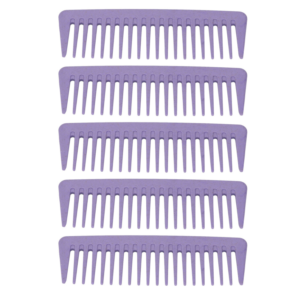10PCS Wide Tooth Comb Detangling Ergonomic Handle Portable Hair Care Comb for for Curly Wet Long Hair
