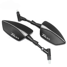(Silver) Motorcycle Accessories Rearview Anti-glare Mirror For YAMAHA TMAX 500 560 T-MAX TMax530 Cafe Racer Motorbike Side mirrors Parts