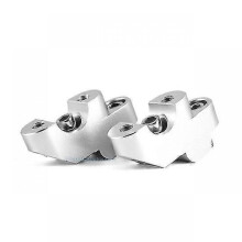 (Silver-No logo) For Honda Nc750 Nc 750 X S Nc750x 750x 2016 Motorcycle Bar Clamps Handlebar Handle Bar Riser Adapter Cb500x Cb500f Cb300f
