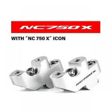 (Silver-NC750X) For Honda Nc750 Nc 750 X S Nc750x 750x 2016 Motorcycle Bar Clamps Handlebar Handle Bar Riser Adapter Cb500x Cb500f Cb300f