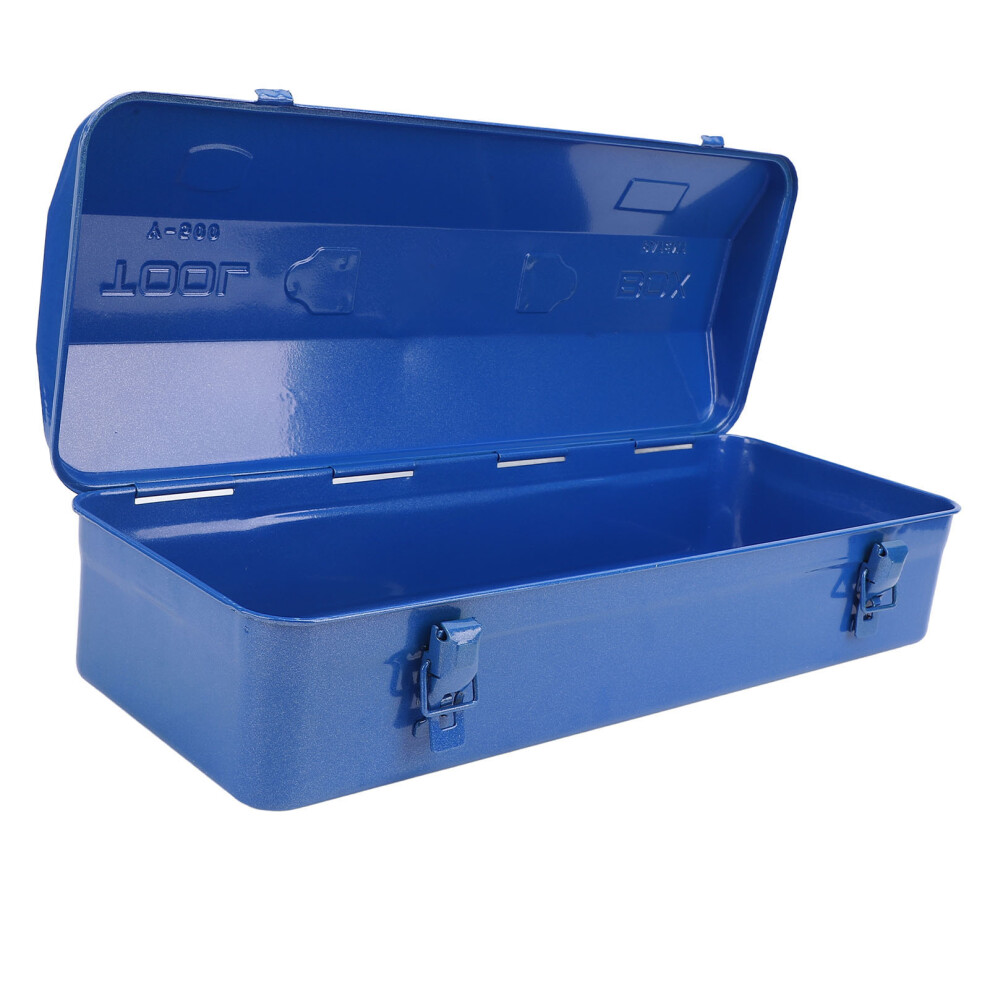 Blue Toolbox Metal Structure High Load Bearing Portable Tool Storage Organizer For Workshop Garage Car Job Site 500 Toolbox 4661313366700