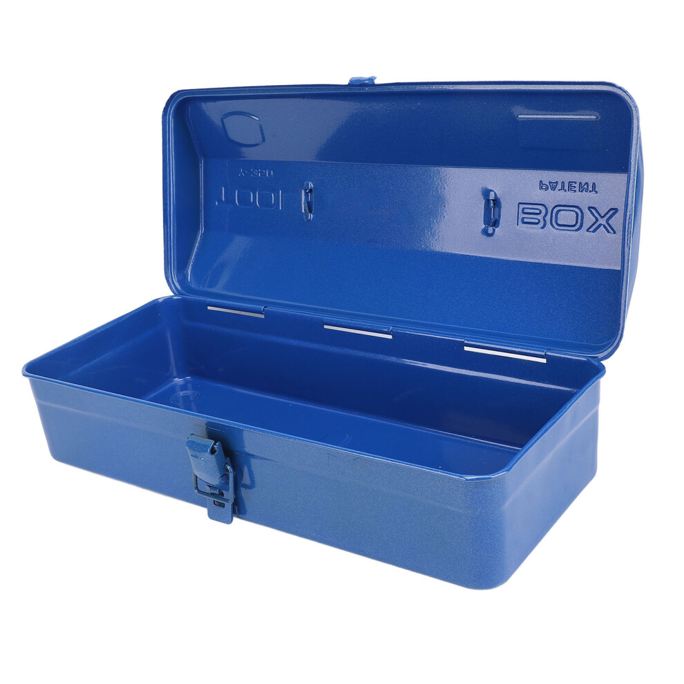 Blue Toolbox Metal Structure High Load Bearing Portable Tool Storage Organizer For Workshop Garage Car Job Site 350 Toolbox 4921313366736