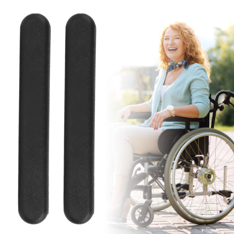 Pair of Wheelchair Arm Pad Replacement Scratch Resistant Easy to Install Universal Wheelchair Accessory