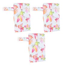 3 Stück Wasserabweisende Baby-Waschlappen, Nass-Trocken-Taschen, T04