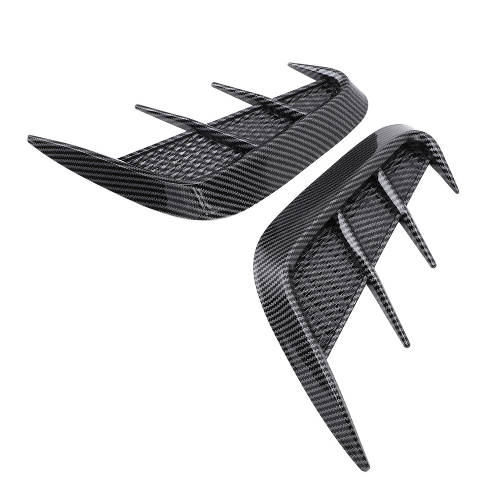1 Pair Side Vent Trim Universal Left Right Marker Side Air Vent Cover Decorative Stickers For 1 Series E90 Carbon Fiber Style 5001313369124
