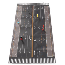 Kleines Verkehrsstraßenmodell Spielzeug Lehrreicher Verkehrs-Infrastruktur für Zuhause B