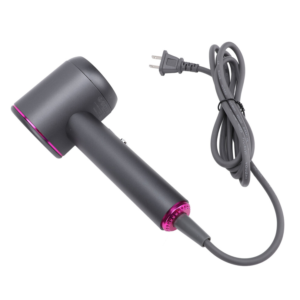 Dark/Gray Hair Dryer High Speed Fast Drying Powerful 1300W Intelligent Negative Ions Portable Blow Dryer For Home Hotel